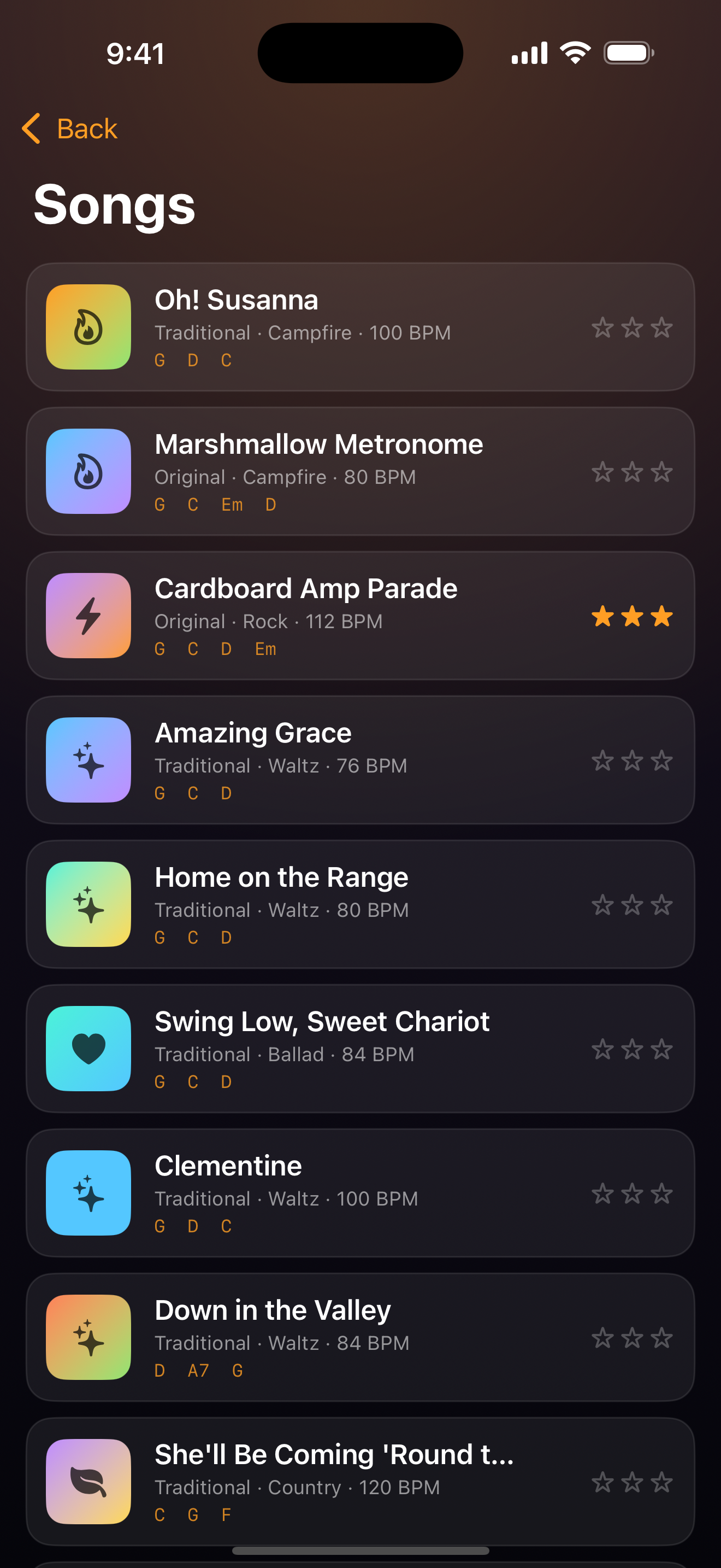 Songs